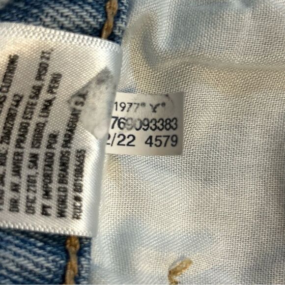American Eagle Stretch 90s High-Rise Mini Skirt Light Wash Denim Skirt Size 6 - Picture 11 of 11